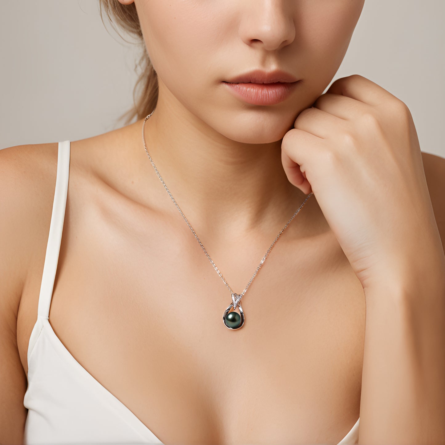 Pendentif Perle de Tahiti Iris