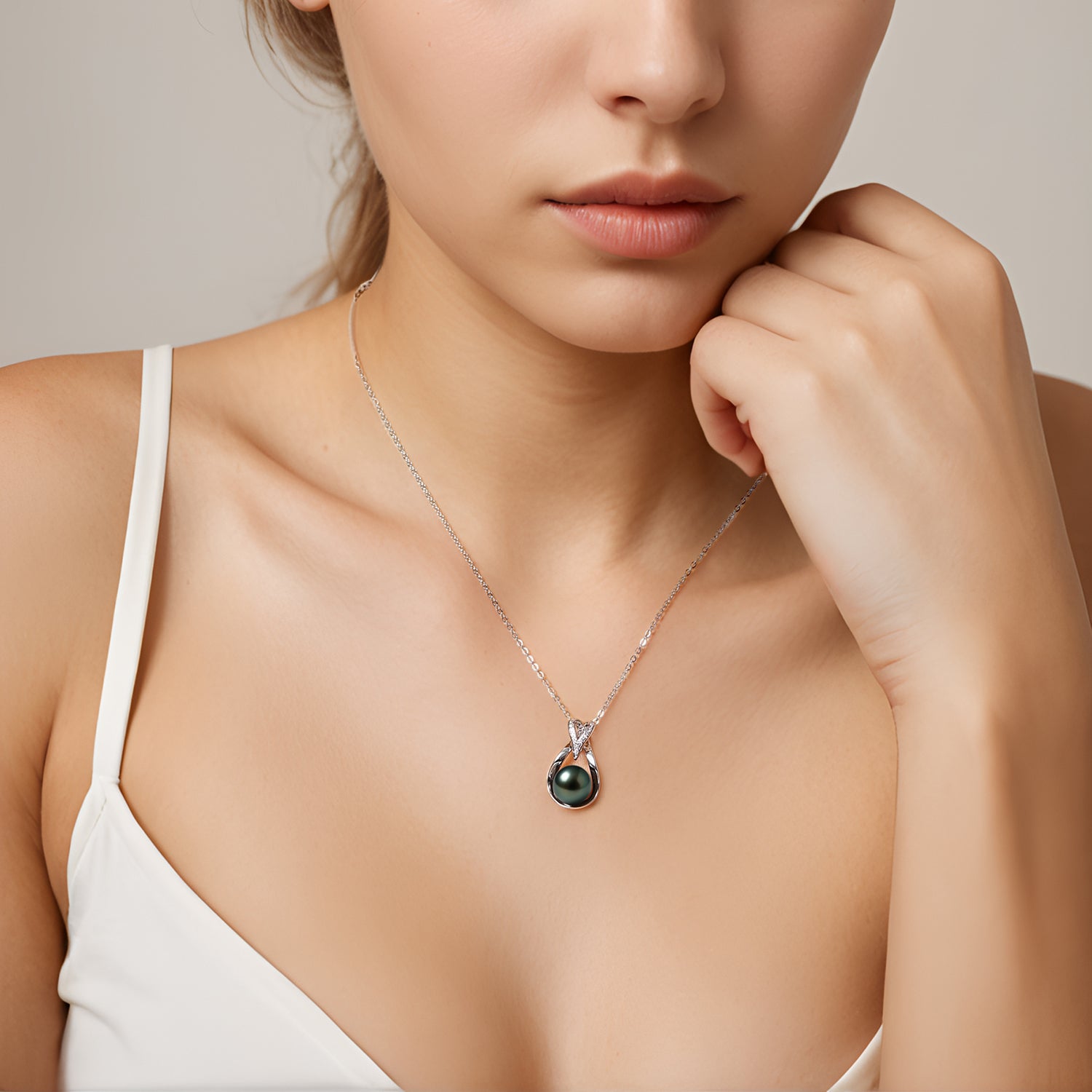 Pendentif Perle de Tahiti Iris