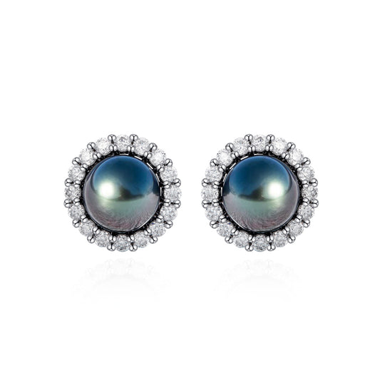 Boucles D'oreilles en Perles de Tahiti