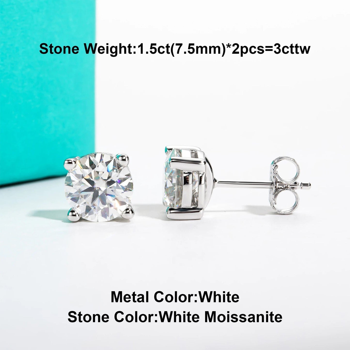 Boucle D'oreille Diamant | Diamant Synthétique | Diamant de Synthèse