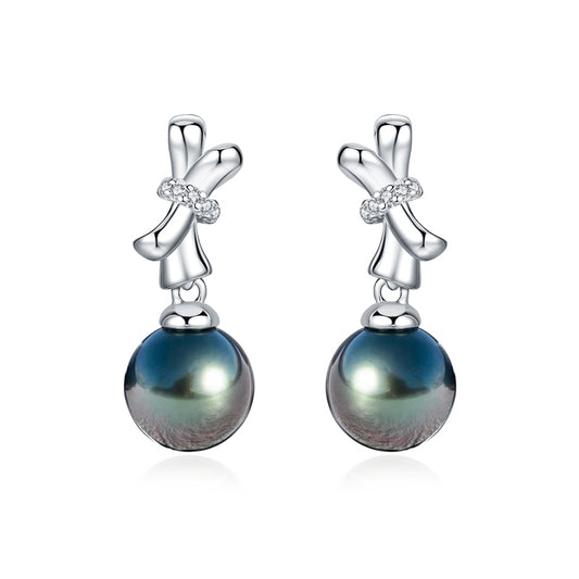 Boucle D'oreille Dormeuse Perle de Tahiti
