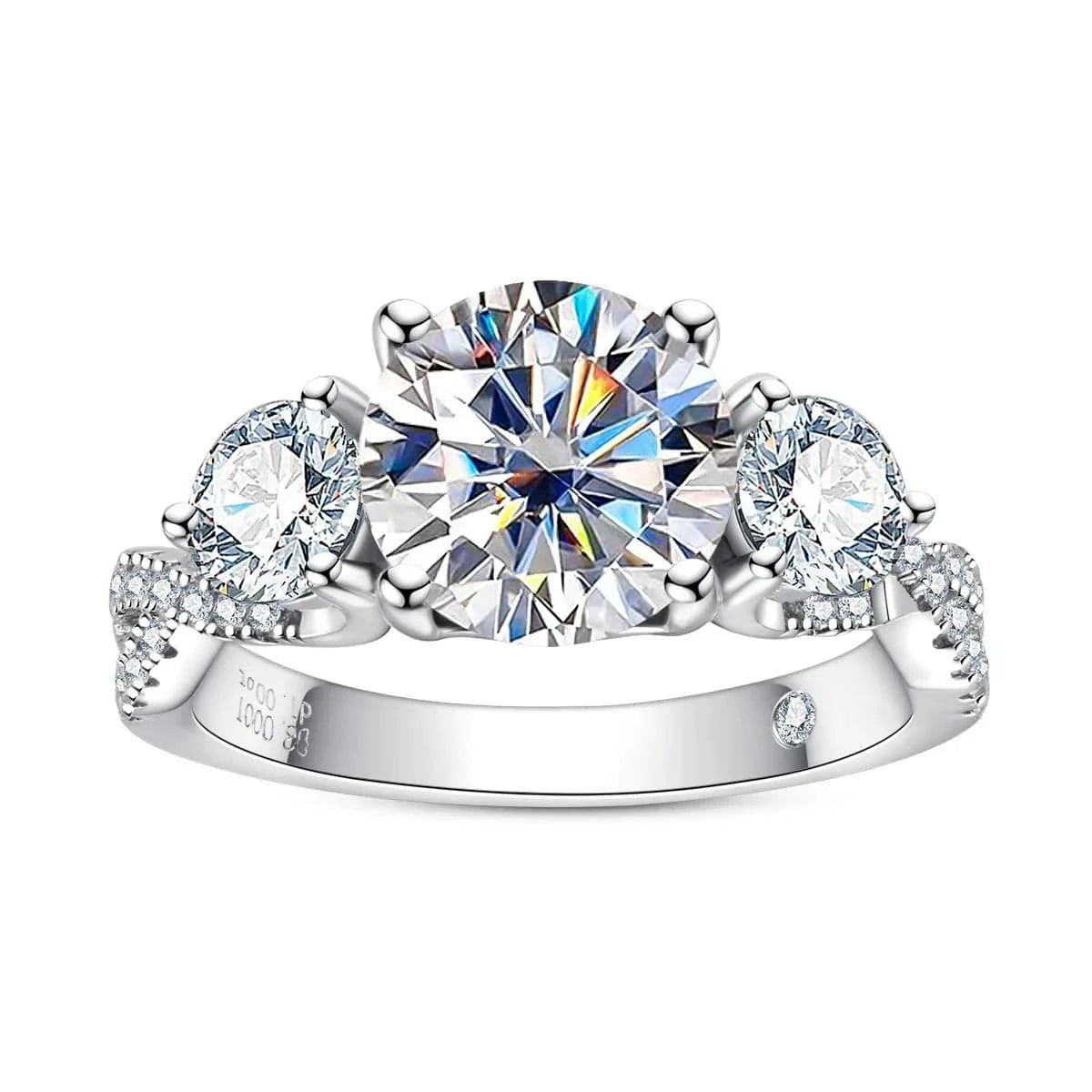 Bague de Fiançailles Swarovski – PerleArt