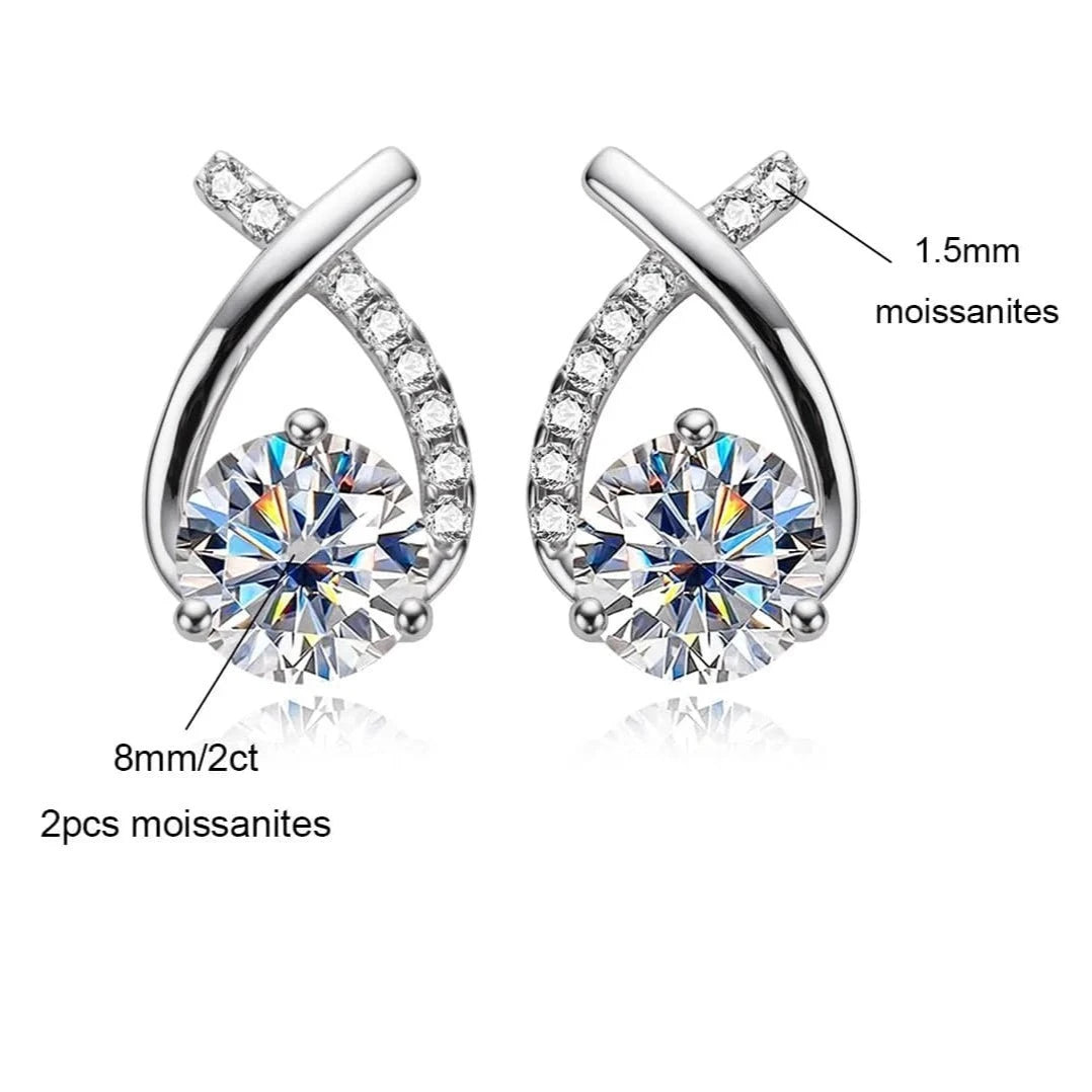 Boucle D'oreille Diamant | Diamant Synthétique | Diamant de Synthèse