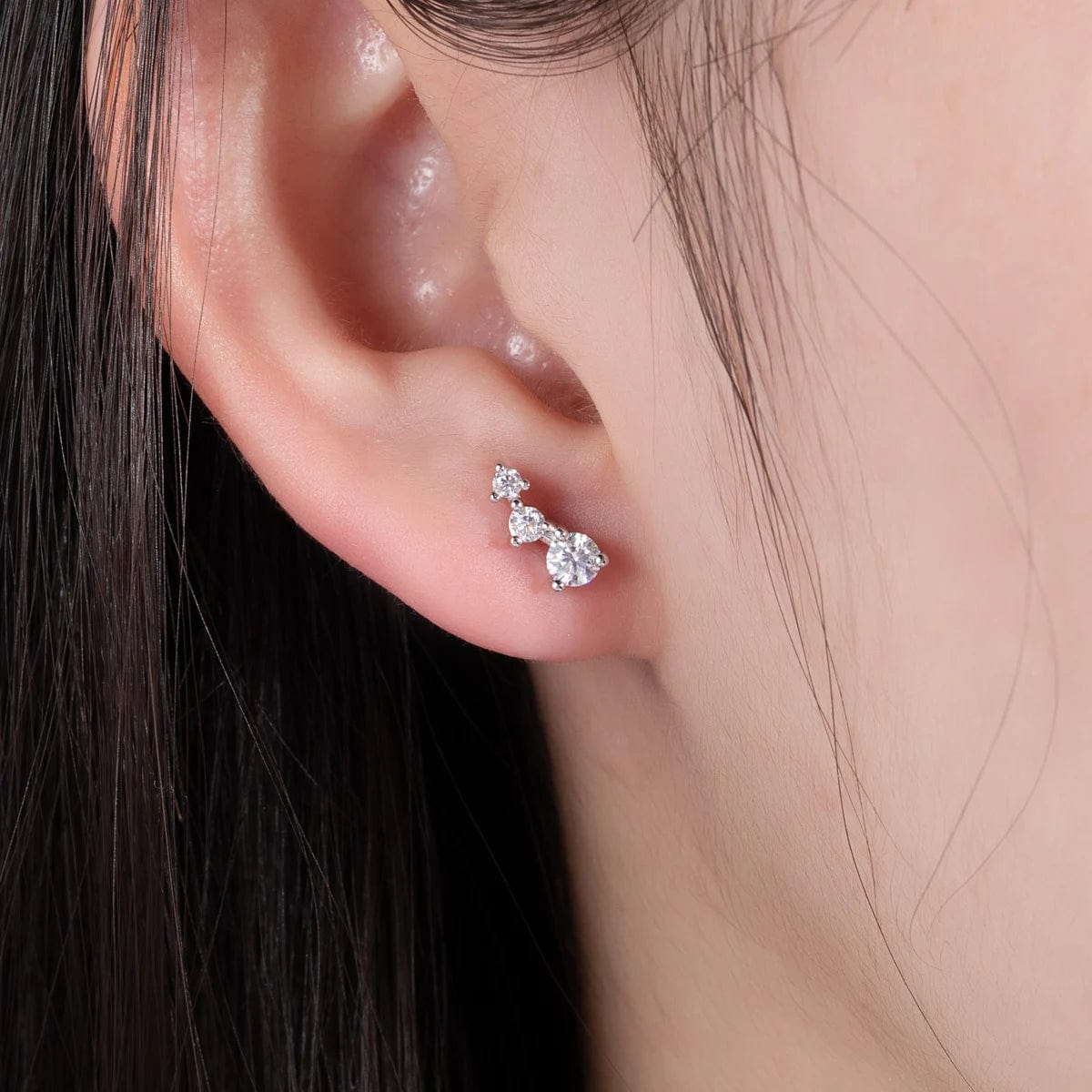 Boucle D'oreille Diamant | Diamant Synthétique | Diamant de Synthèse