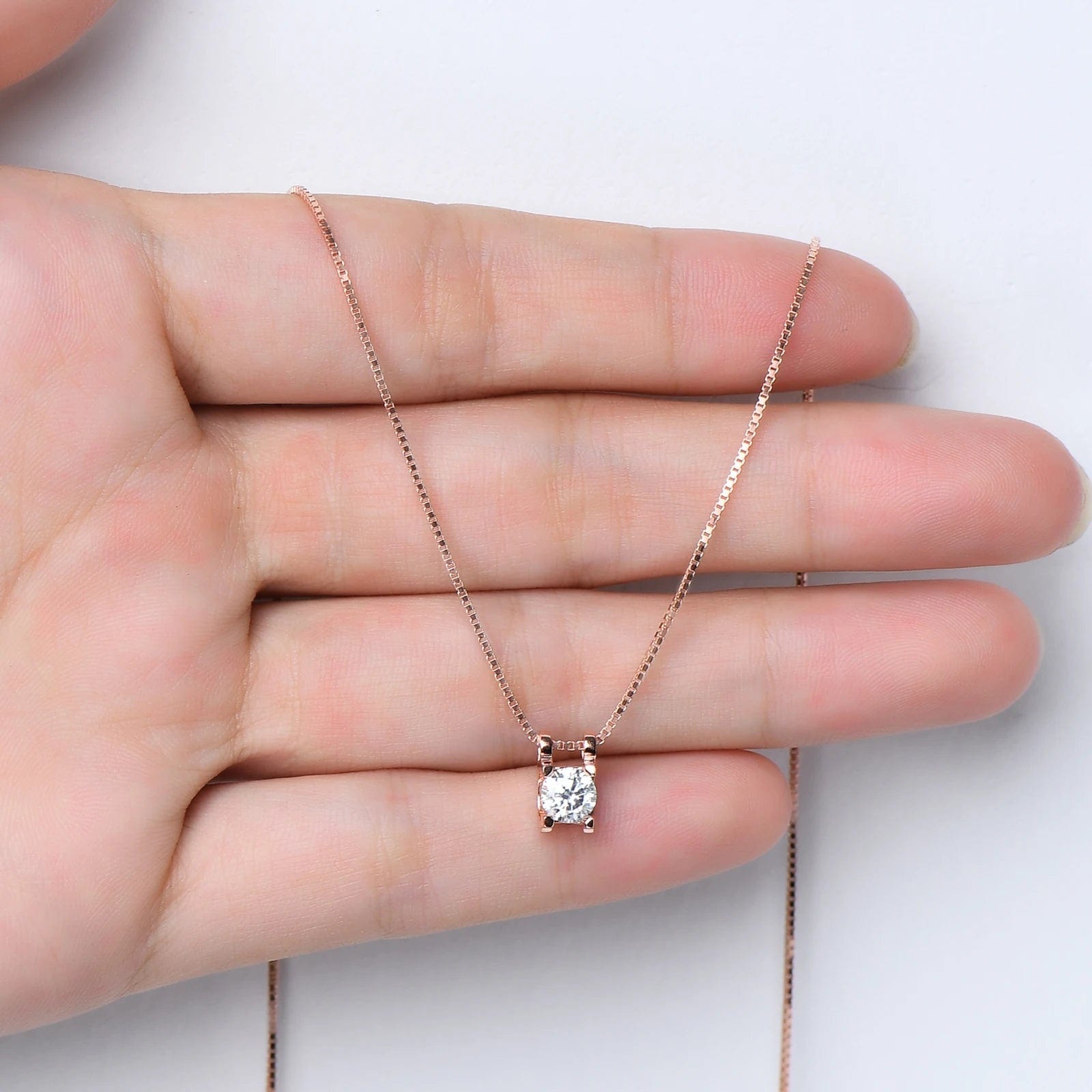 Collier Diamant | Diamant Synthétique| Diamant de Laboratoire