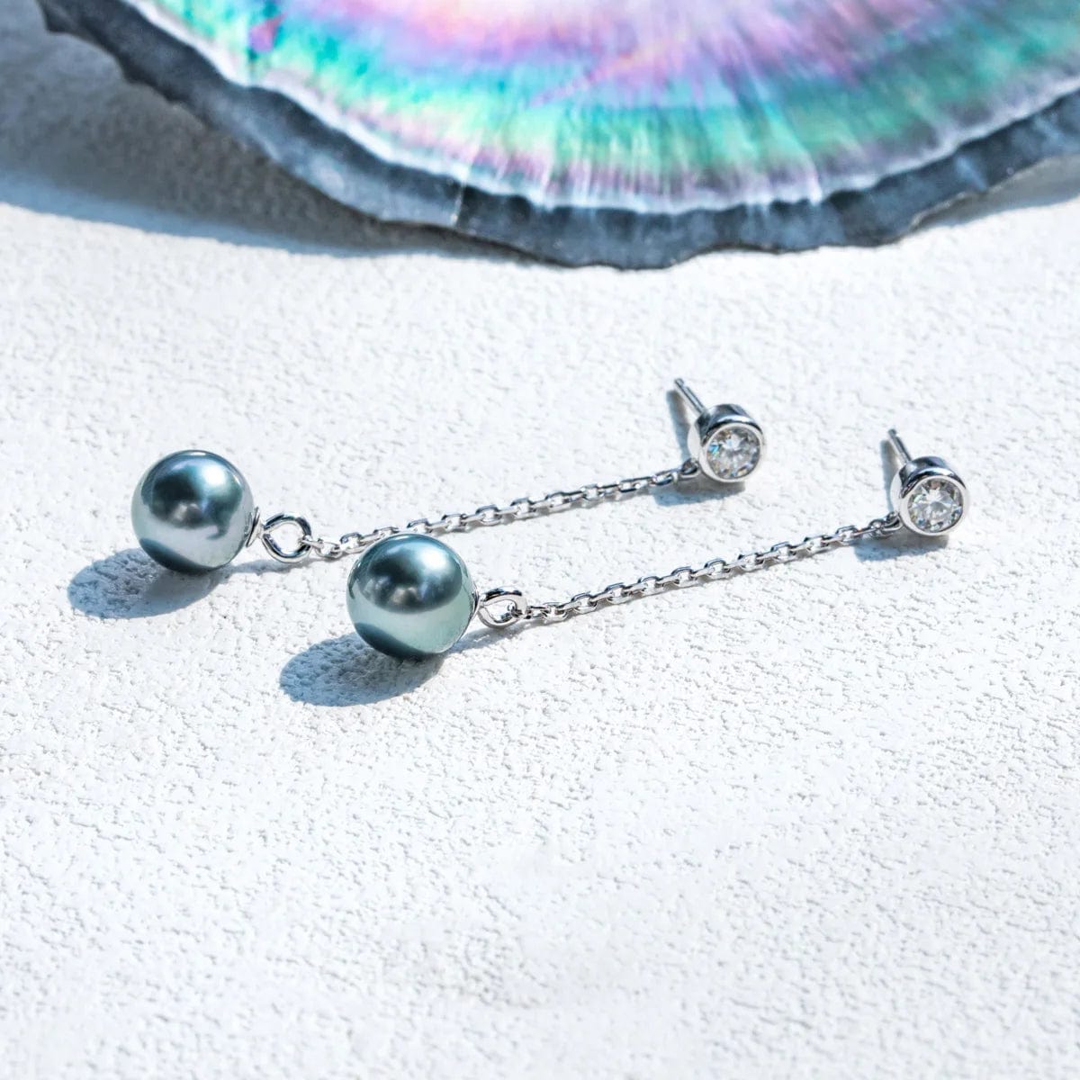 Boucle D'oreille Perle de Tahiti Marina Boucle D'oreille Perle de Tahiti Marina