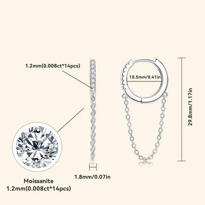 Boucle D'oreille Diamant | Diamant Synthétique | Diamant de Synthèse