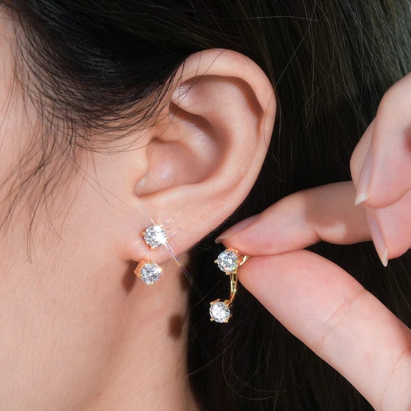 Boucle D'oreille Diamant | Diamant Synthétique | Diamant de Synthèse