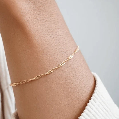 Bracelet Or Femme Moderne