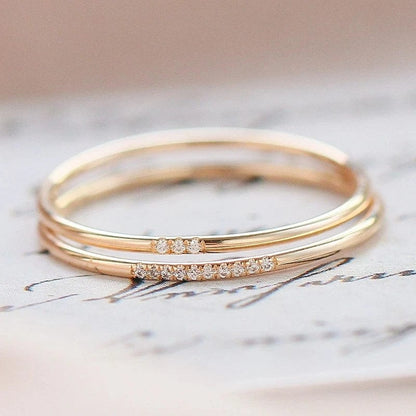 Bijoux Promotion Bague Or Jaune Diamant