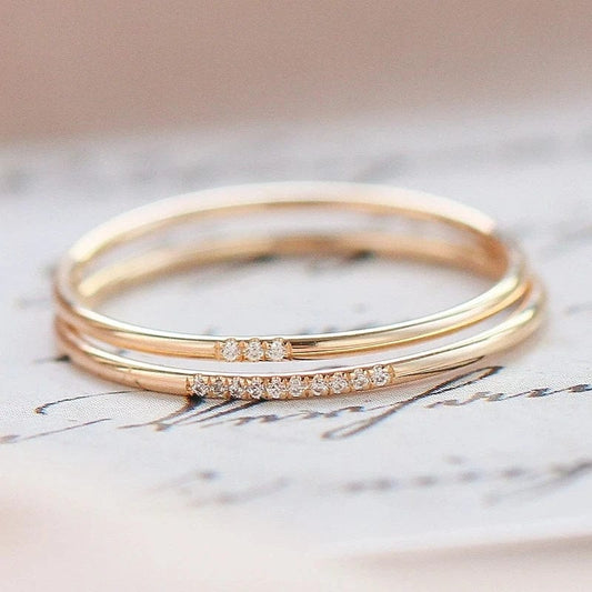 Bijoux Promotion Bague Or Jaune Diamant