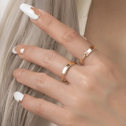 Bague Or Personnalisable