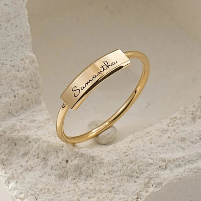 Bague Or Personnalisable