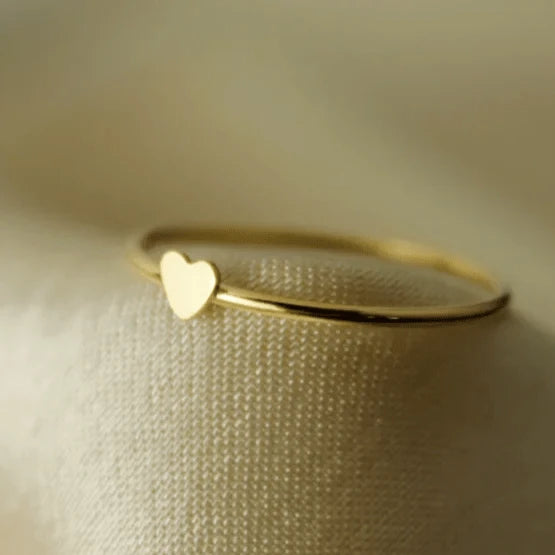 Bague Coeur Or