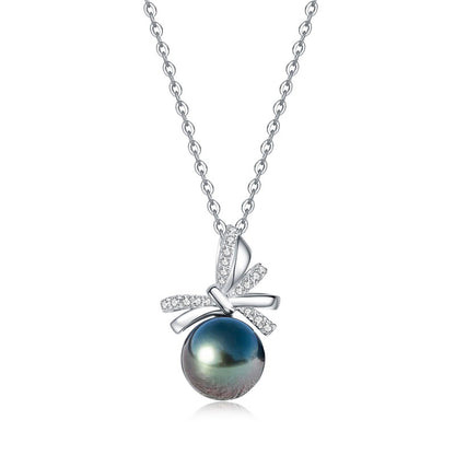 Pendentif Argent Perles Tahiti