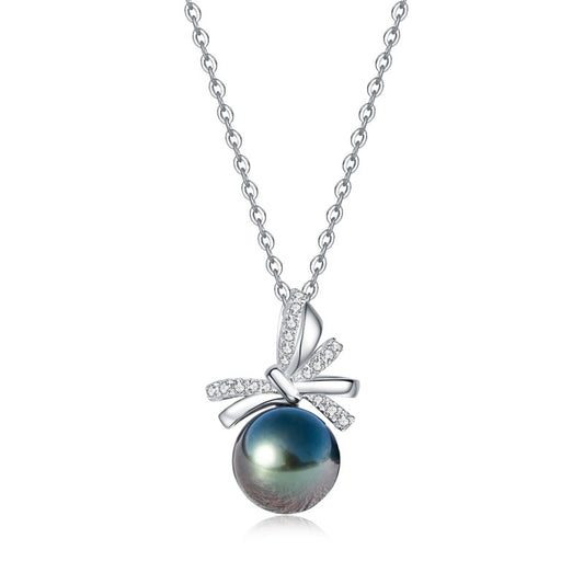 Pendentif Argent Perles Tahiti
