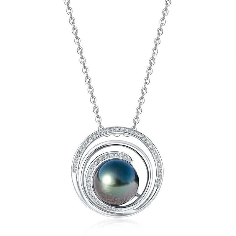 Pendentif Perle de Tahiti Diamant