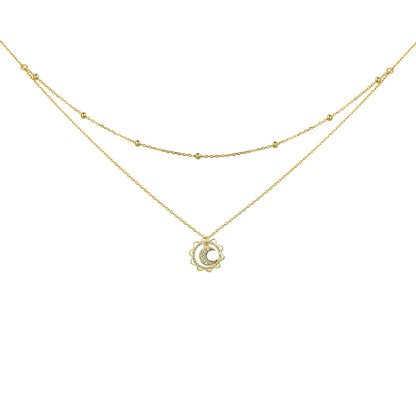 Pendentif Lune et Soleil