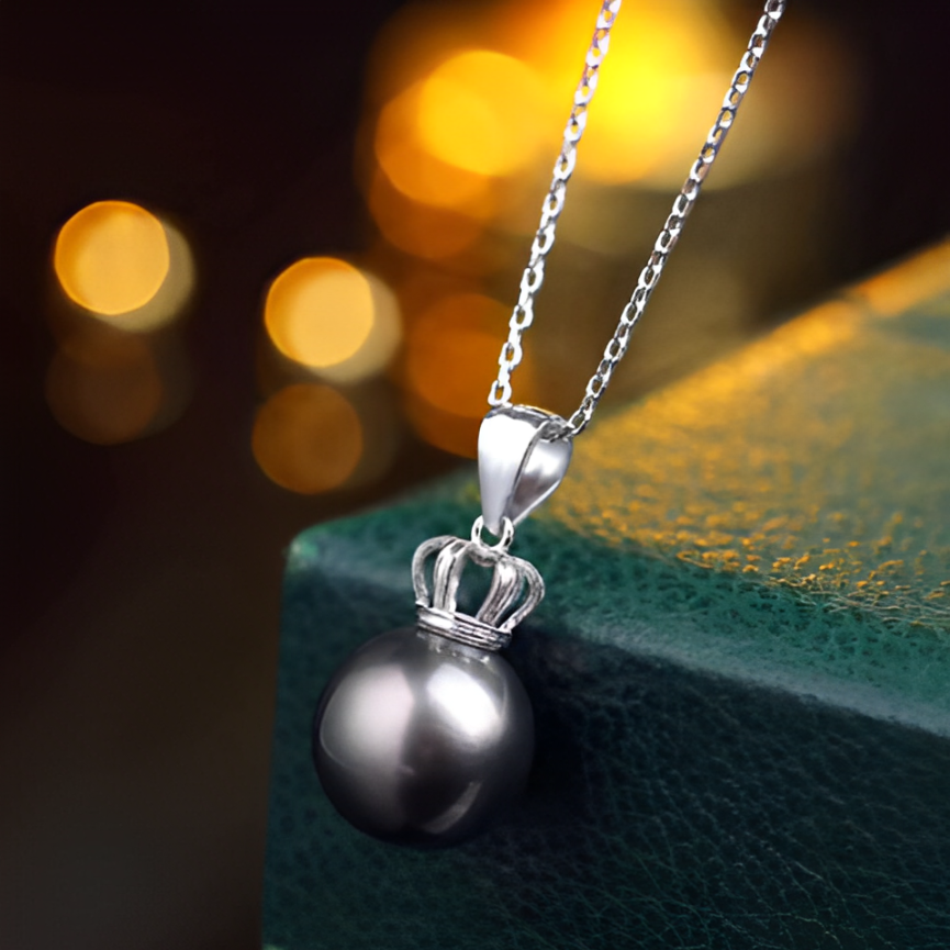 Collier Perle Noire de Tahiti Femme