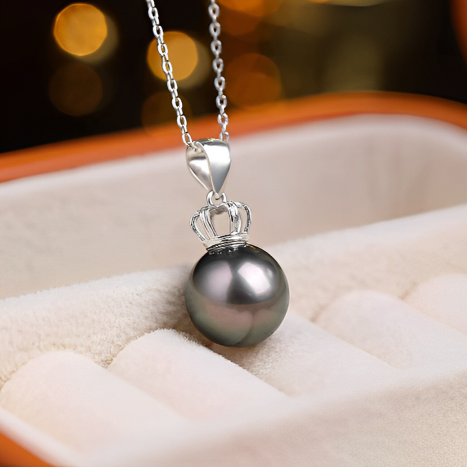 Collier Perle Noire de Tahiti Femme