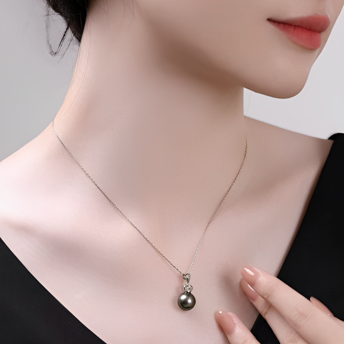 Collier Perle Noire de Tahiti Femme