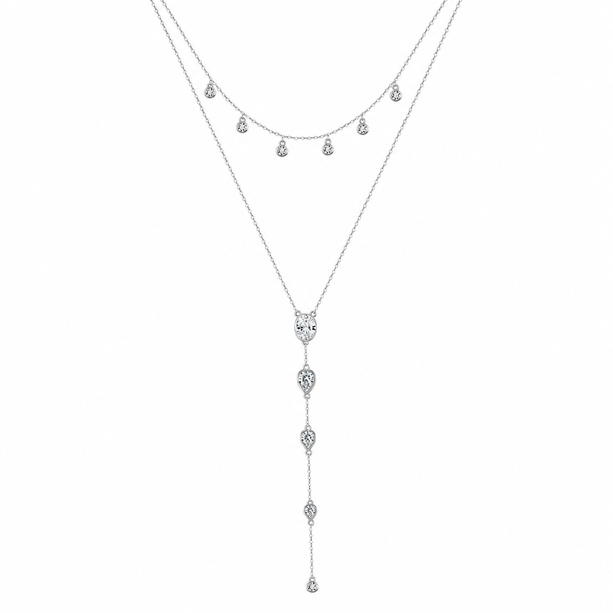 Collier Pendentif en Forme de Y