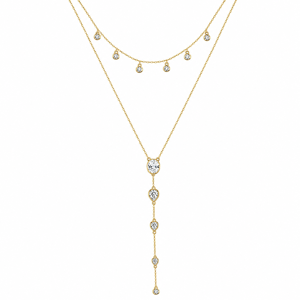 Collier Pendentif en Forme de Y