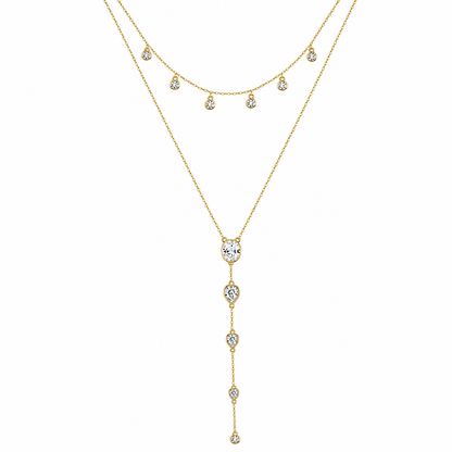 Collier Pendentif en Forme de Y