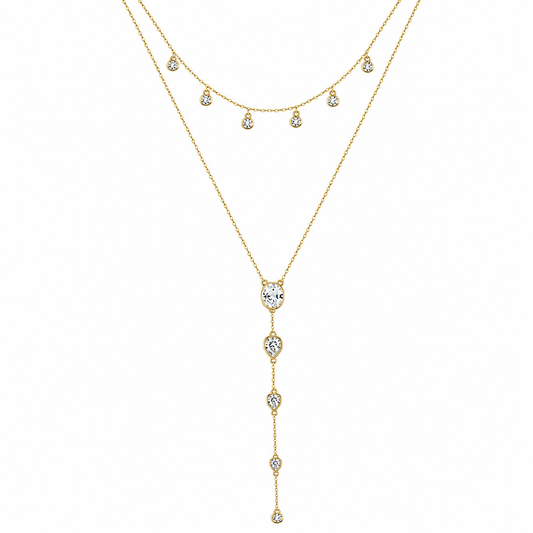 Collier Pendentif en Forme de Y