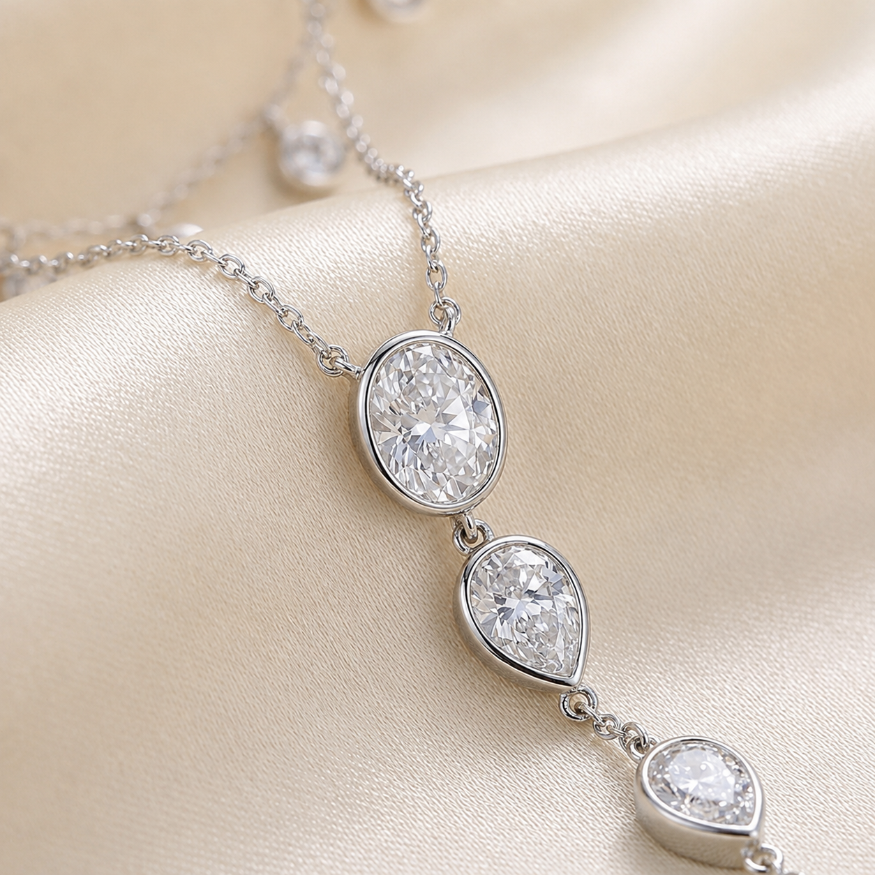 Collier Pendentif en Forme de Y