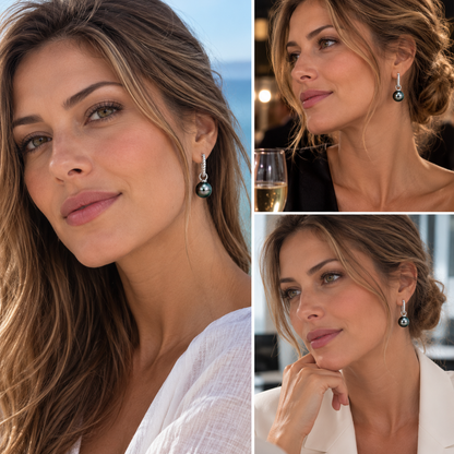 Boucle D'oreille Femme Perle de Tahiti