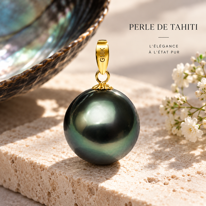 Pendentif avec Perle de Tahiti