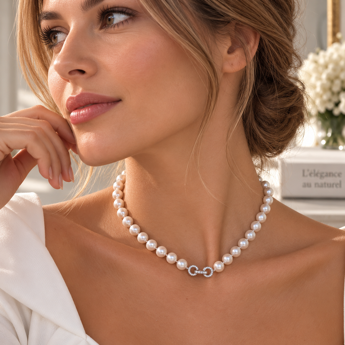 Collier Perle de Culture Magnolia