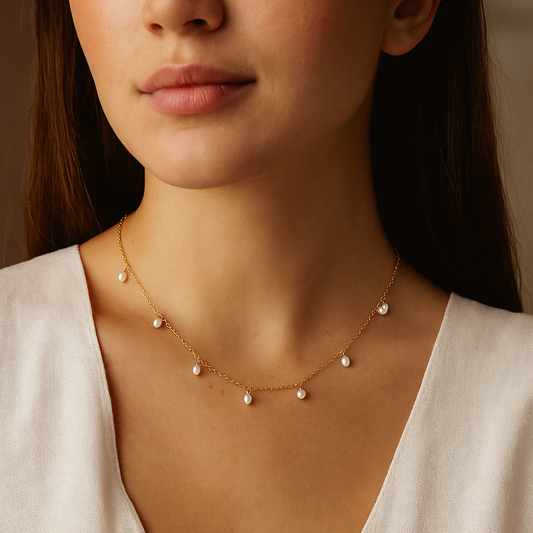 Collier perle de culture
