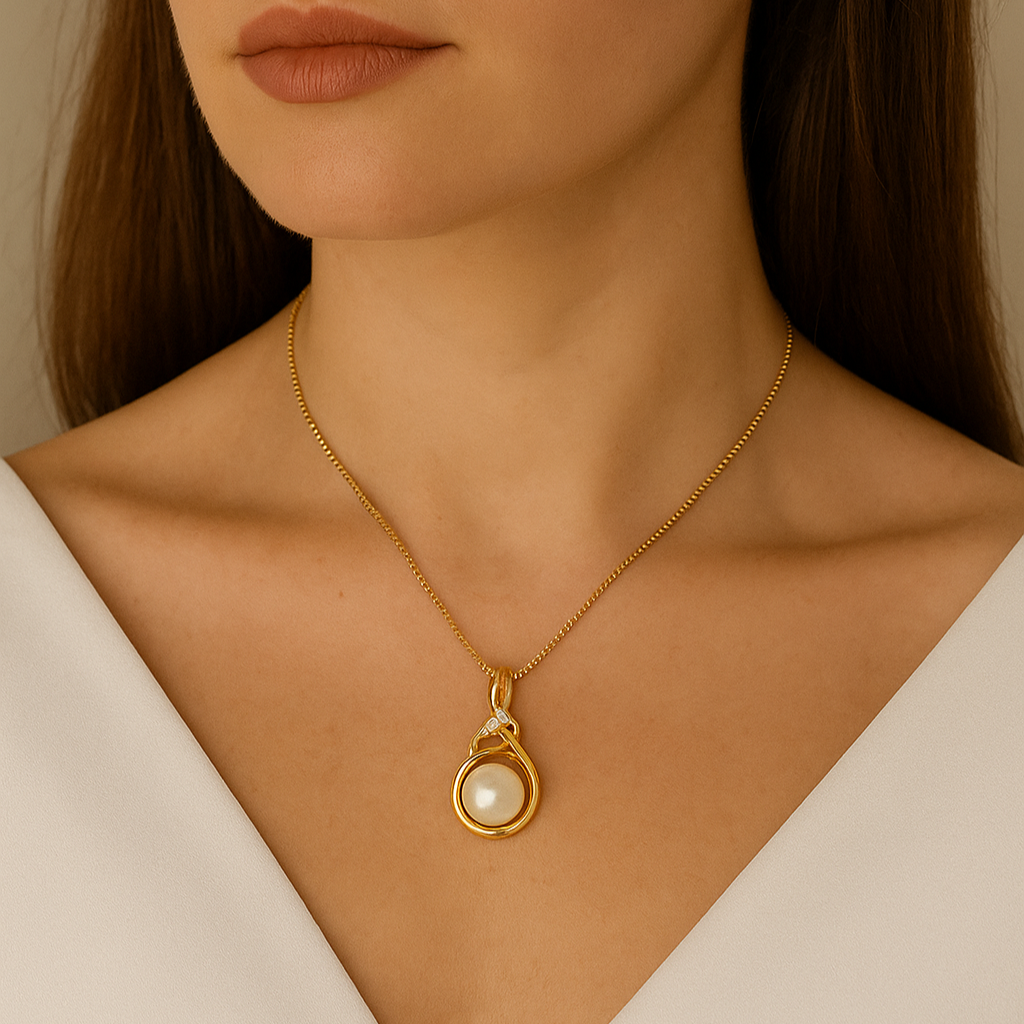 Pendentif en Perle de Culture