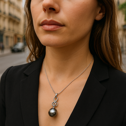 Collier de Perles Noires de Tahiti