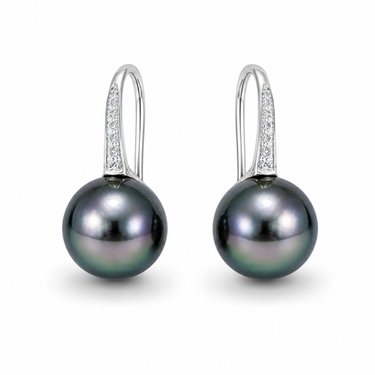 Boucle d'oreille Perle de Tahiti