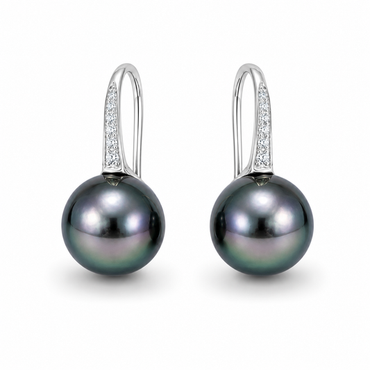 Boucle d'oreille Perle de Tahiti