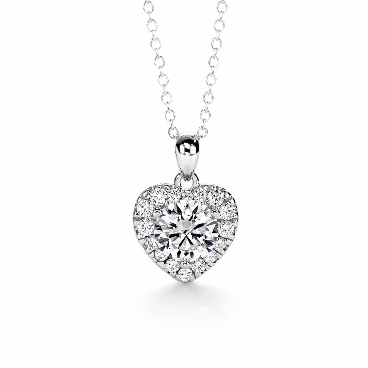 Collier Coeur Diamant