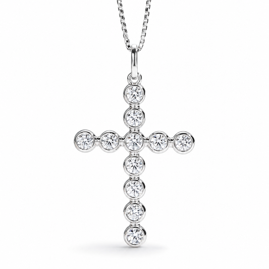 Collier Croix Diamant