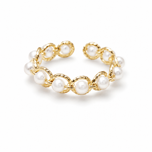 Bague avec Perles de Culture