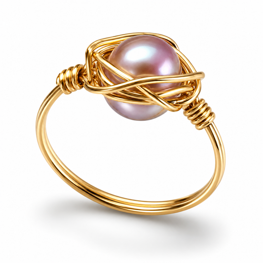 Bague Or et Perle de Culture