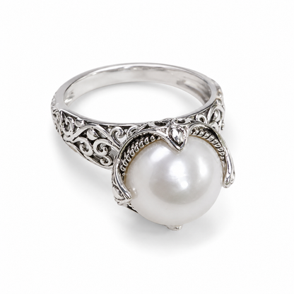 Bague Perle de Culture Rossa