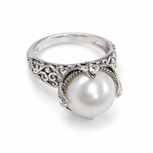 Bague Perle de Culture Rossa
