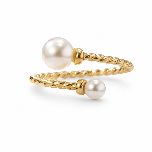 Bague Or Perle de Culture