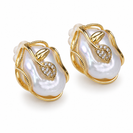 Boucle D'oreille Perle de Culture Charlotte