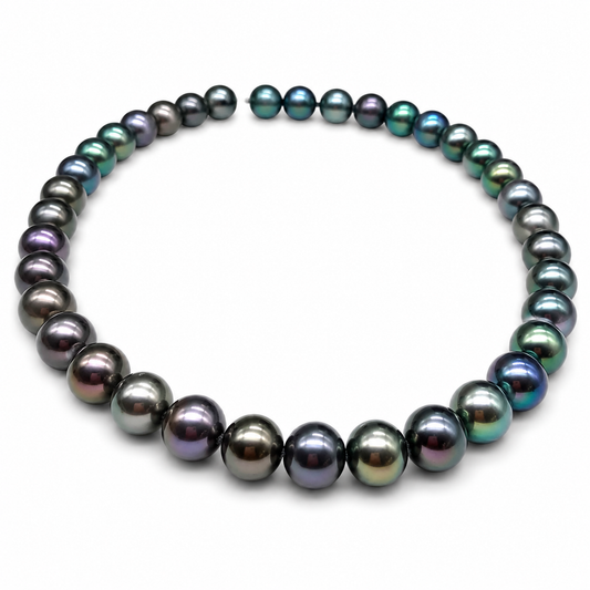 Collier en Perles Noires