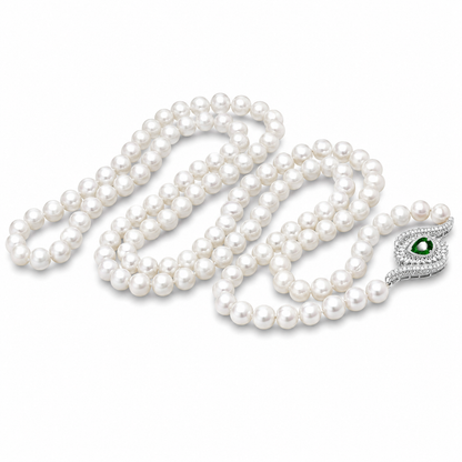 Collier en Perle Blanche