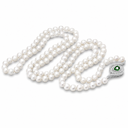 Collier en Perle Blanche