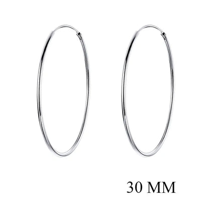 Créole Boucle D'oreille Argent